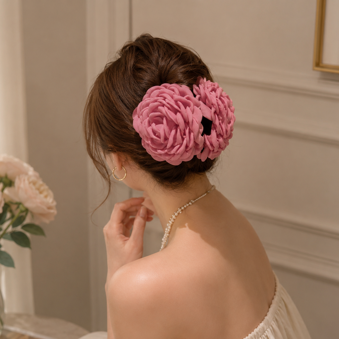 THE ROSA ヘアクリップ｜ローズモチーフ