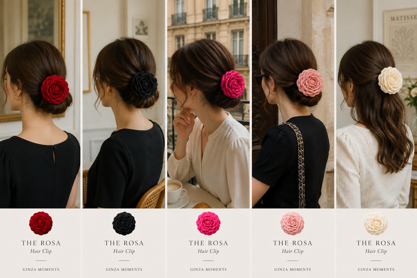 THE ROSA｜ローズ ヘアクリップ