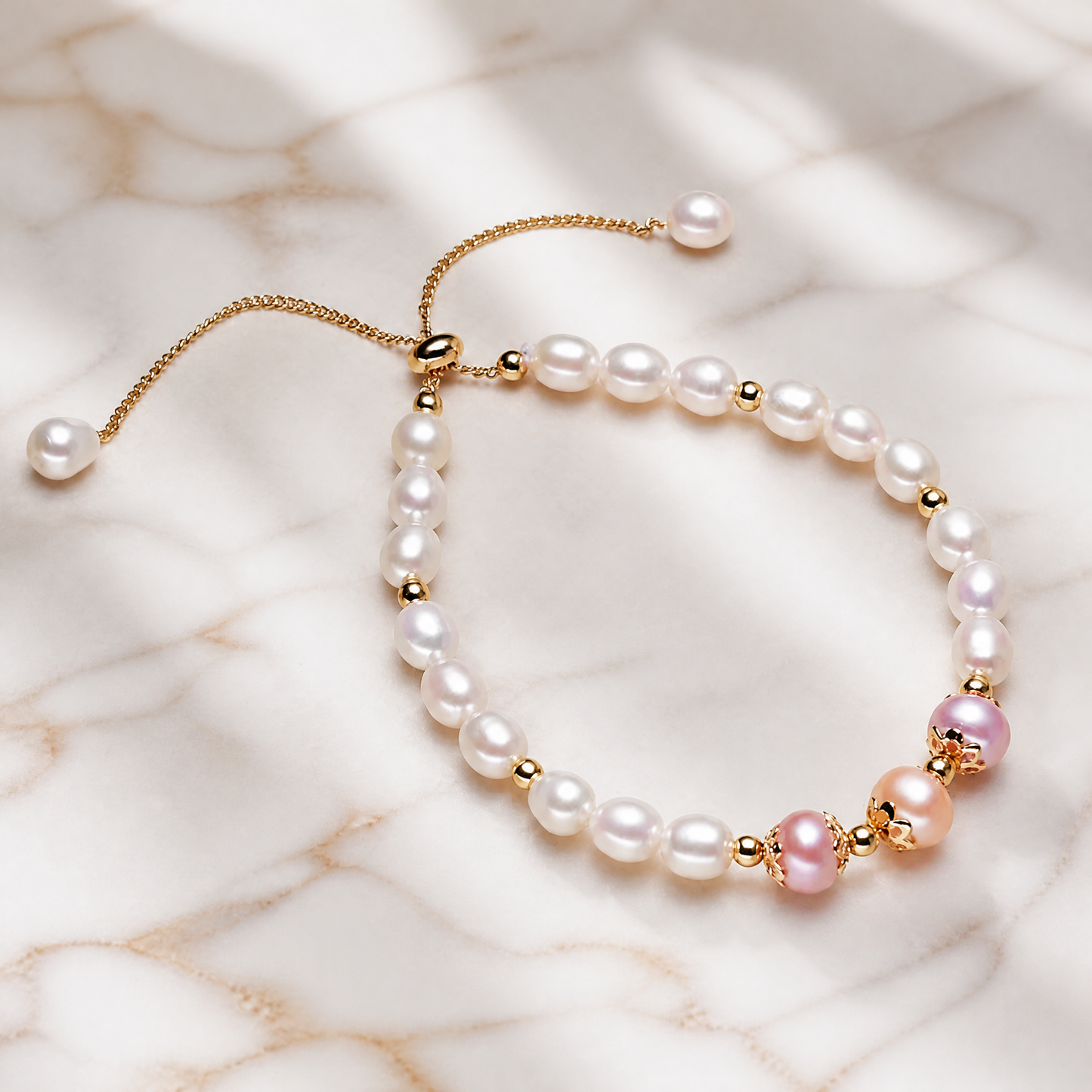 Lumière Freshwater Pearl Bracelet  ルミエール 淡水パール ブレスレット