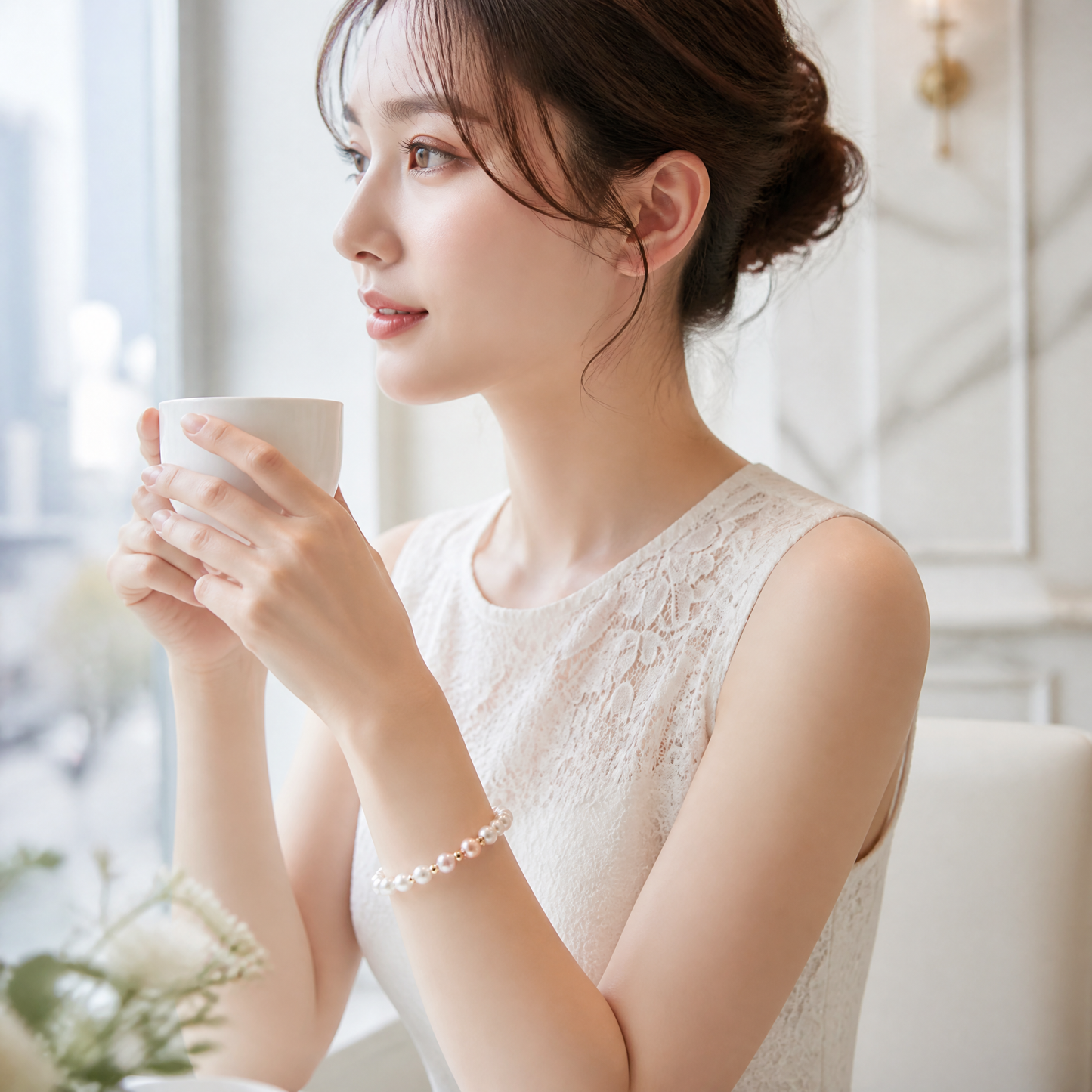 Lumière Freshwater Pearl Bracelet  ルミエール 淡水パール ブレスレット
